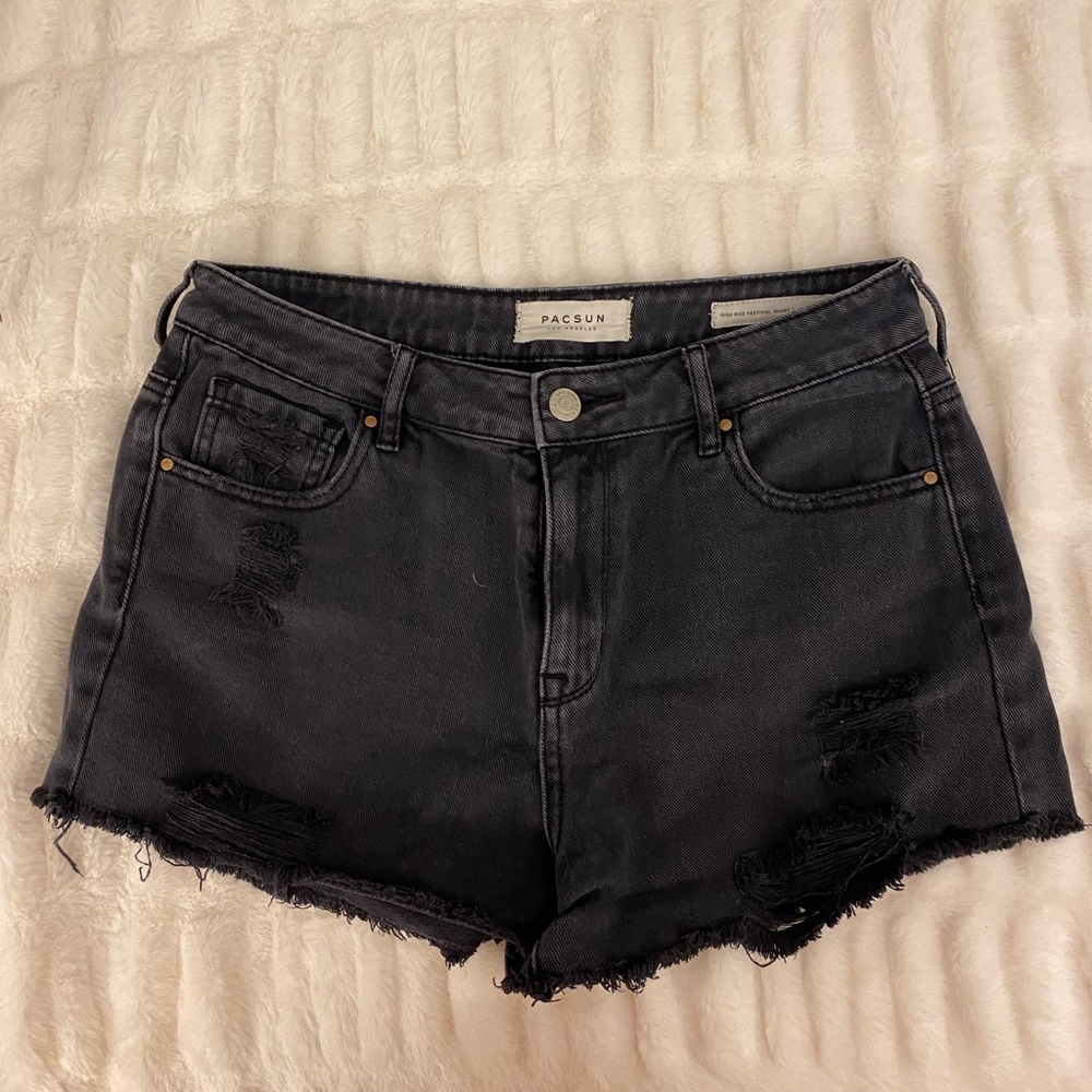 Pacsun | Black High Rise Festival Short